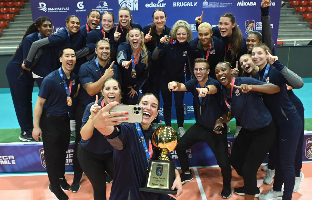 Worldofvolley Usa Secures Gold At Women S Norceca Final Six Pan