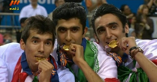 Iran won gold medal