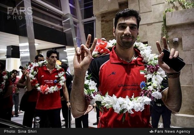 Iran volleyball players