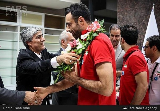 Iran volleyball players