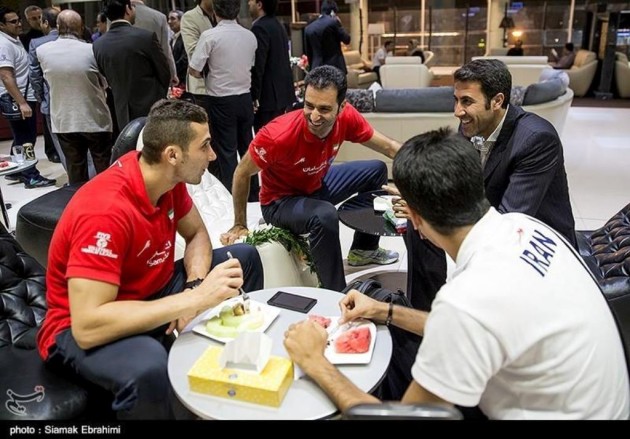 Iran volleyball players