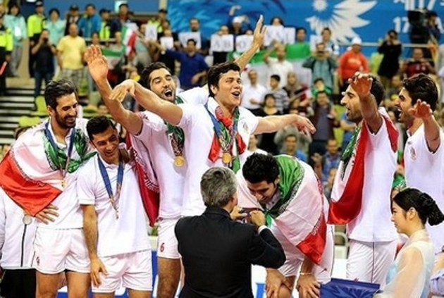 Iran won gold medal