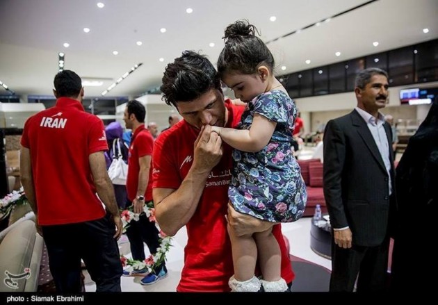 Iran volleyball players