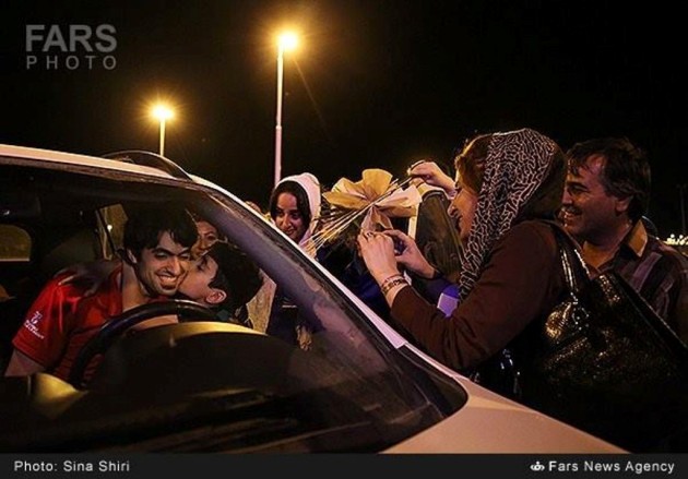 Iran volleyball players