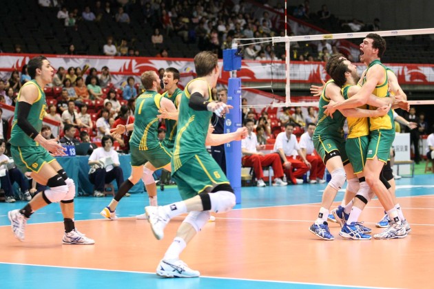 Australian-team-celebrating