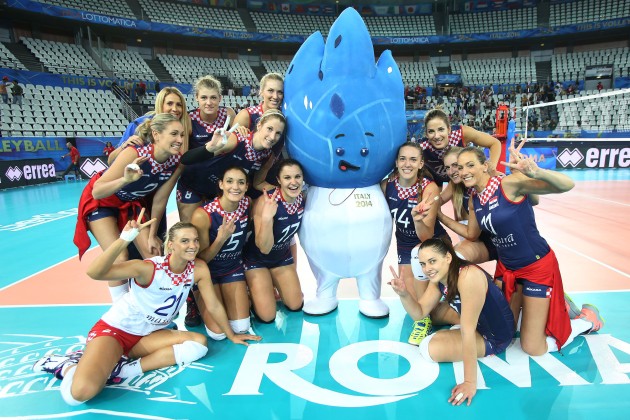 Croatia with mascot