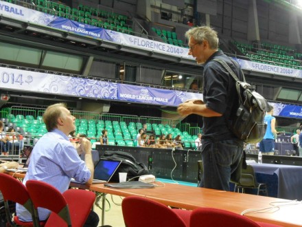 Andrea Zorzi with colleague Luca Muzzioli