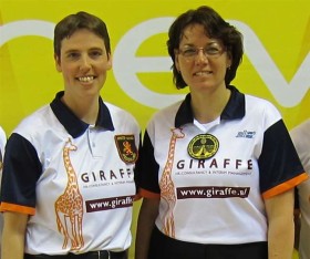 Female refereeing duo officiates at finals of Dutch national cup