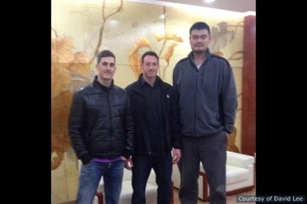 David Lee and Yao Ming