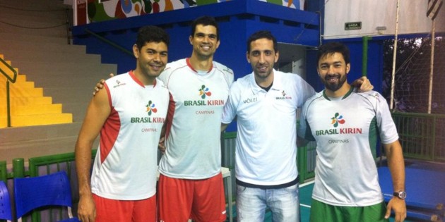 Demián González (3rd from left)