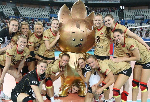 Germany with mascot