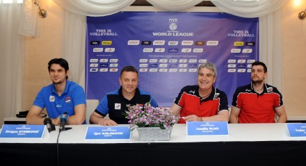 Press conference Serbia vs Bulgaria Novi Sad