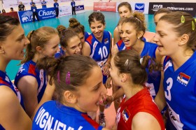 Joy among Serbian girls