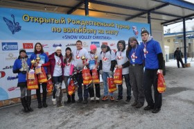 Snow Volleyball tournament celebrates Orthodox Christmas in Saint Petersburg