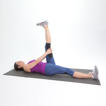 6. Reclined Hamstring Stretch