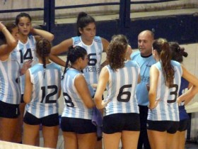 The Argentine women's junior team ready to participate at the ACLAV Argentine A1 women senior league