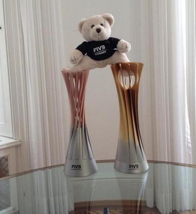 FIVB Volleyball Men's World Championship Trophy, Volleyball trophy