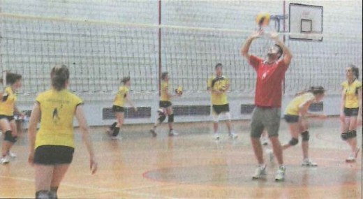 Volleyteam-training