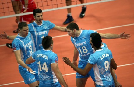 Zenit Kazan celebrated the victory