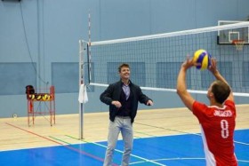 Danish Prince Frederik loves volleyball