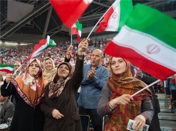 Iranian fans in Poland