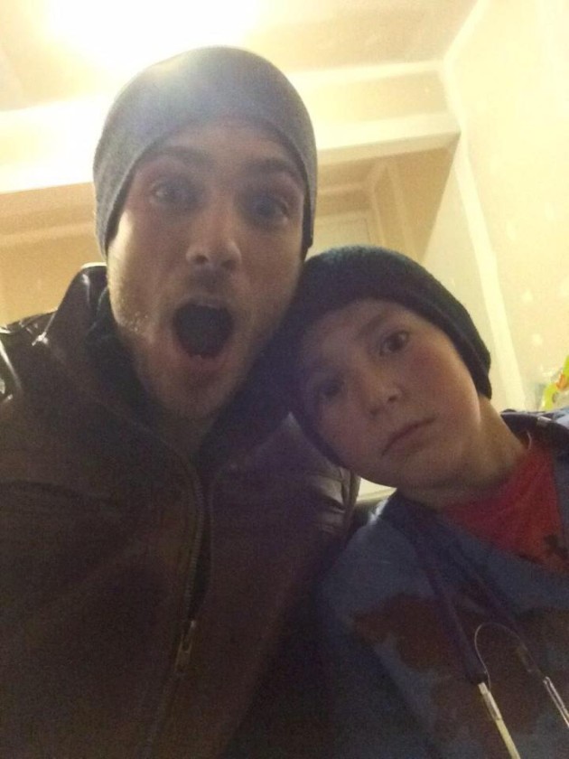 Matt with his nephew