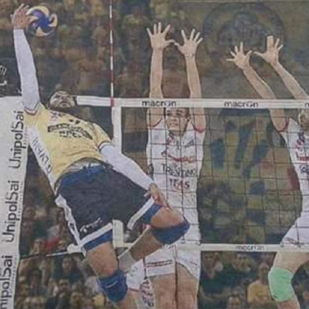 N'Gapeth's backwards spike