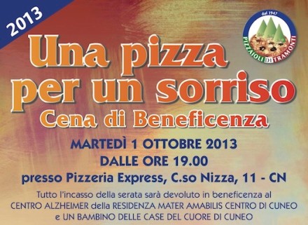 “Una pizza per un sorriso”