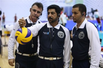 Referees from the game in Tehran