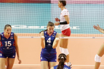 Russia won their first match at 2013 FIVB World Grand Prix