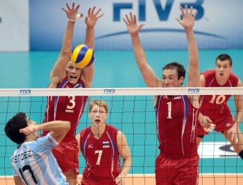 Argentina lost to Russia in the final of the FIVB Men’s Junior WCH in 2011