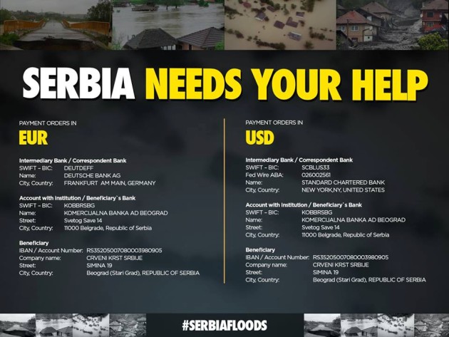 Serbia needs your help