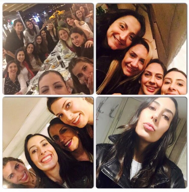 Sheilla and teammates from Vakifbank