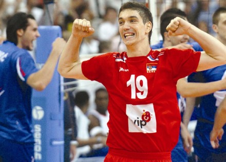 Serbian libero Nikola Rosic