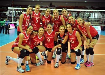 Turkey team celebration after Algeria win