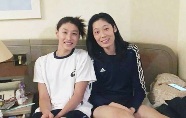 Kim Yeon-Koung and Zhu Ting