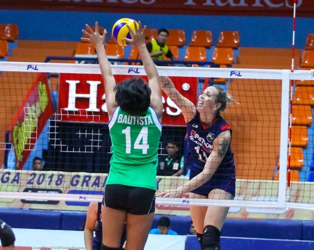 Lindsay Stalzer (Petron) against Cocolife