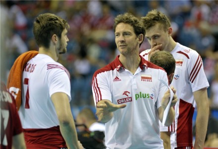 Polish head coach Stephane Antiga