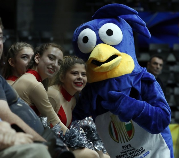 Mascot of the World Champs
