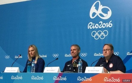 USA press in Rio