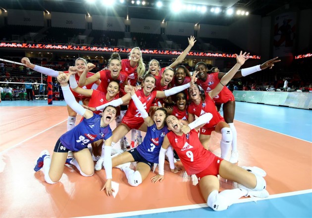 French team after the game with Bulgaria