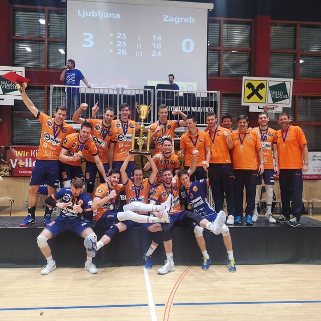 Winners of the tournament - ACH Volley Ljubljana