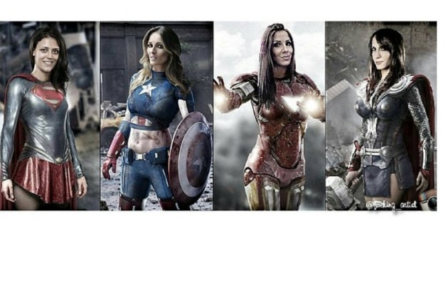 Serbian girls as heroes