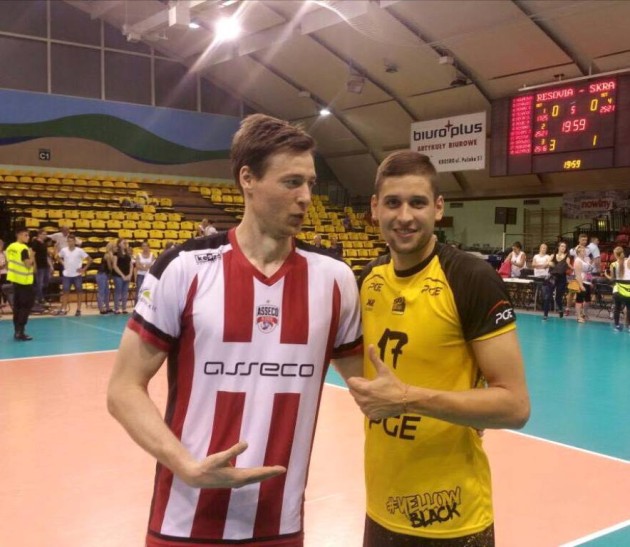 Schops (Resovia) and Penchev (Skra)