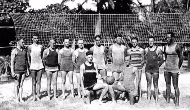 Volleyball in Hawaii in 1920's