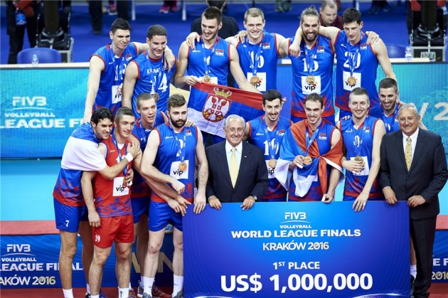 Winner of World League 2016 - SERBIA