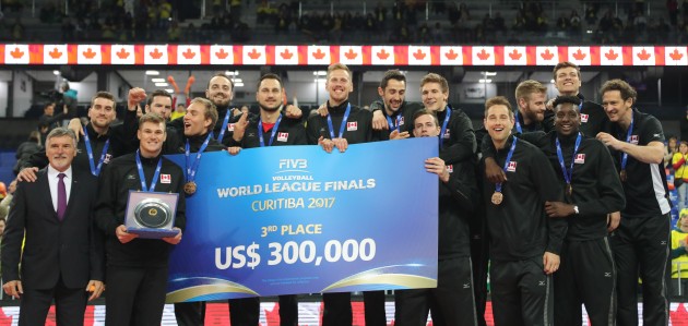 Canada won the bronze medal in World League 2017