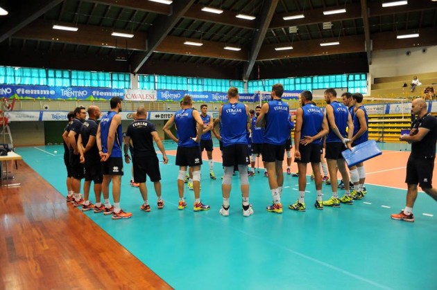 Ivan Zaytsev at the training of National team