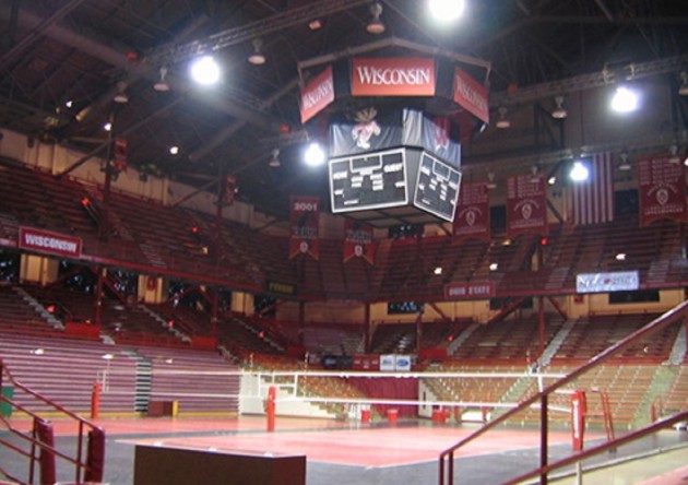 Wisconsin Fieldhouse Volleyball