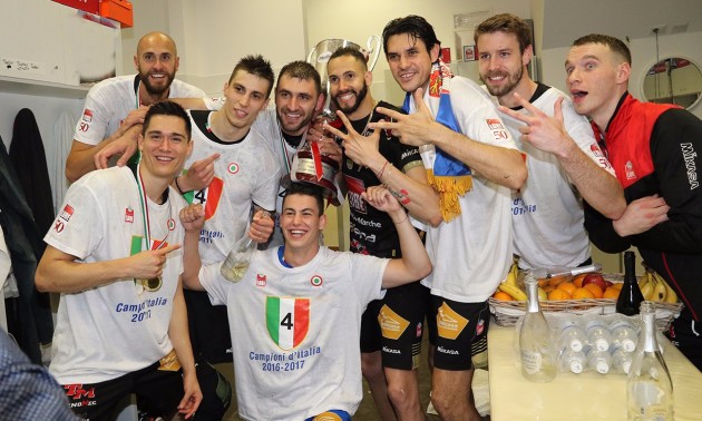 Lube's players won Scudetto